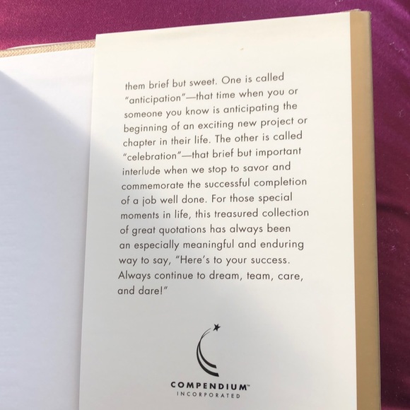 Book: To Your Success! Quotes from award winning notecards. Hardbound 127 pages - Picture 3 of 9